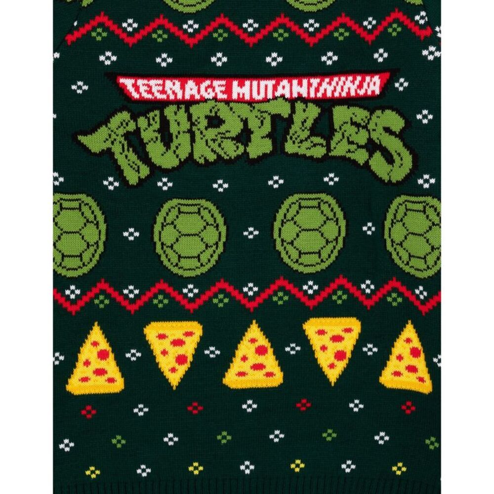 Teenage Mutant Ninja Turtles Unisex Adult Knitted Sweater / Green - Picture 4 of 5
